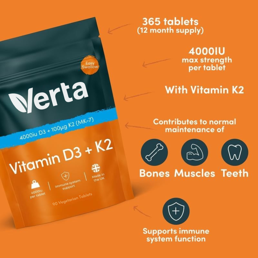 Verta® Vitamin D3 + K2