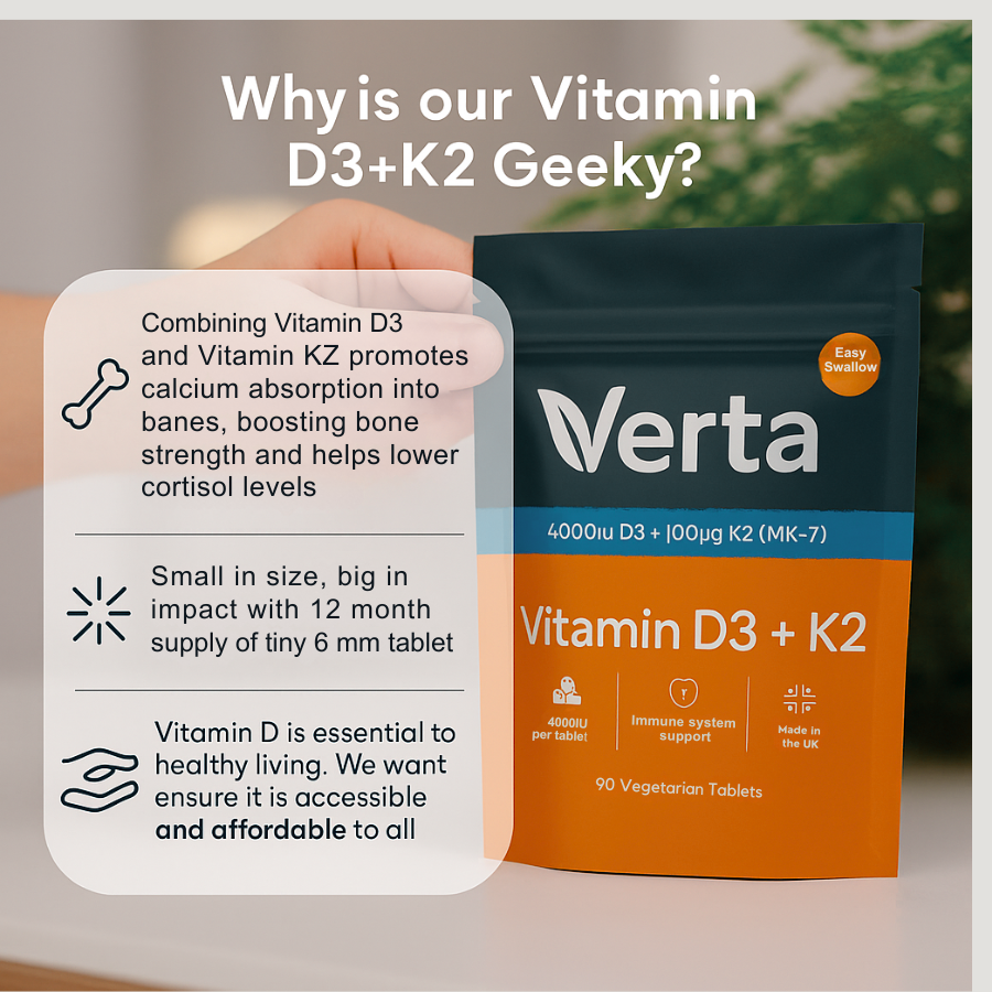 Verta® Vitamin D3 + K2